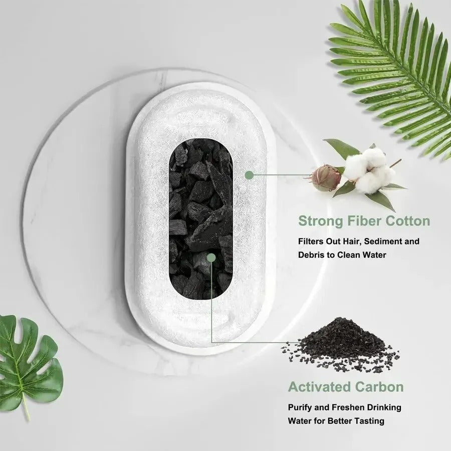 Filter & Vorfilterschwamm für MiezeQuelle 2.0 (12er-Pack)