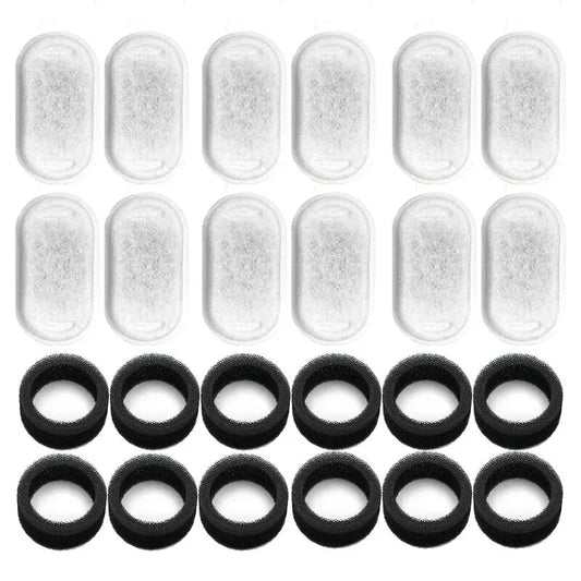 Filter & Vorfilterschwamm für MiezeQuelle 2.0 (12er-Pack)