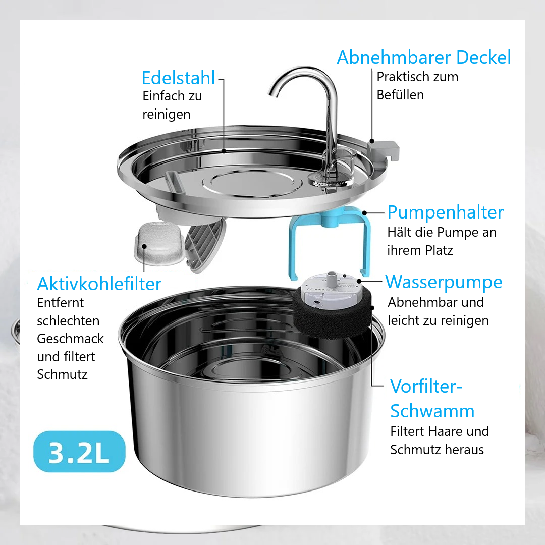MiezeQuelle 2.0 - Smarter Katzenbrunnen